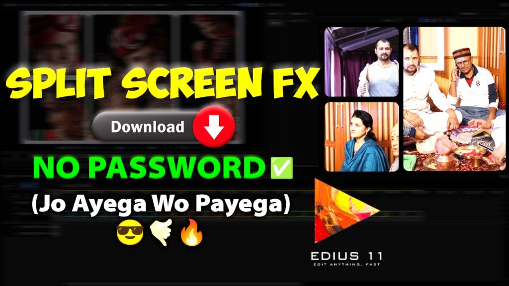 🎬 Split Screen FX Free Download for EDIUS 11