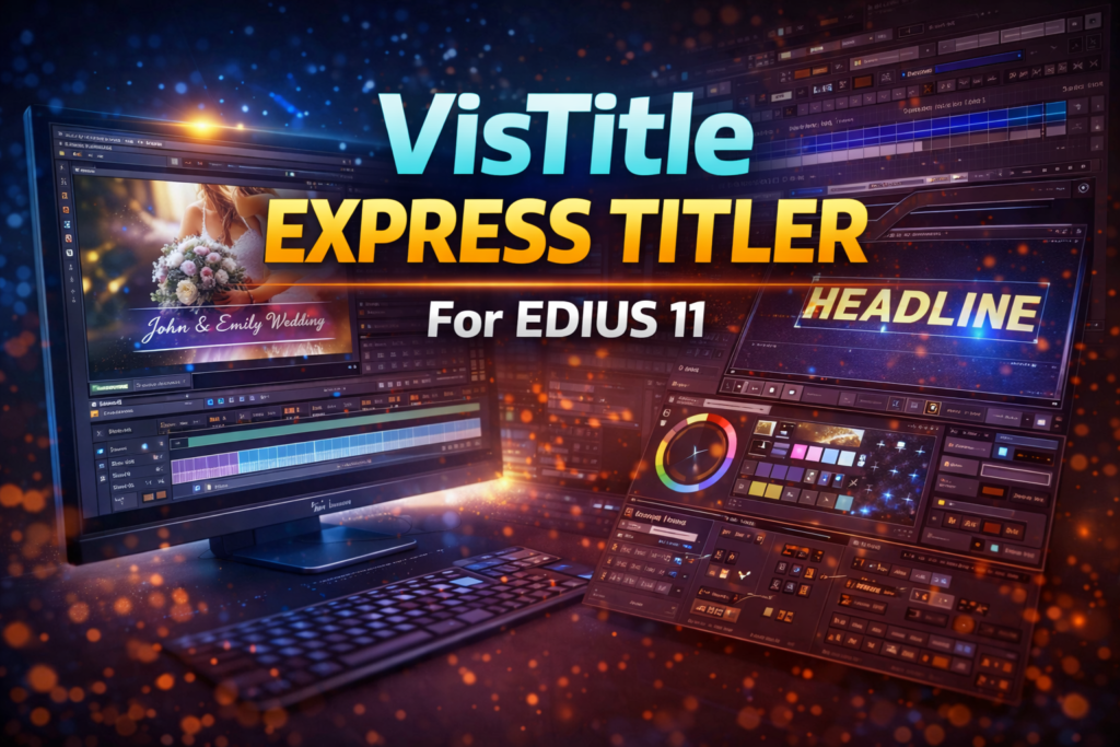 VisTitle Express Titler for EDIUS 11