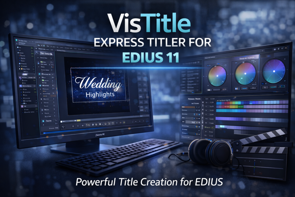 VisTitle Express Titler for EDIUS 11