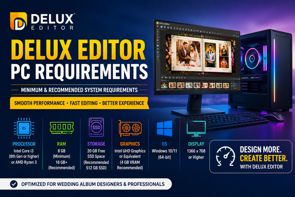 Delux Editor PC Requirements: Minimum & Recommended System Requirements (2026)