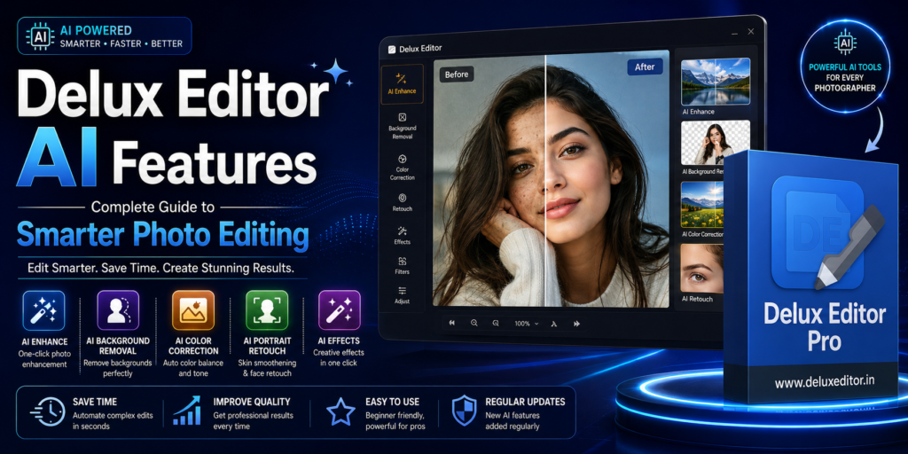 Delux Editor AI Features – Complete Guide to Smarter Photo Editing