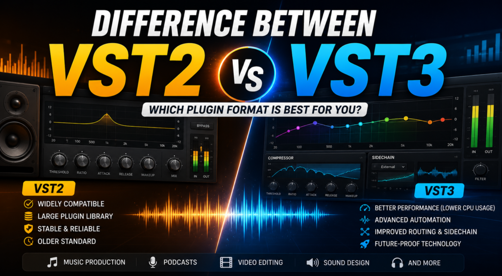 Difference Between VST2 & VST3 Plugin: Which One Should You Choose?