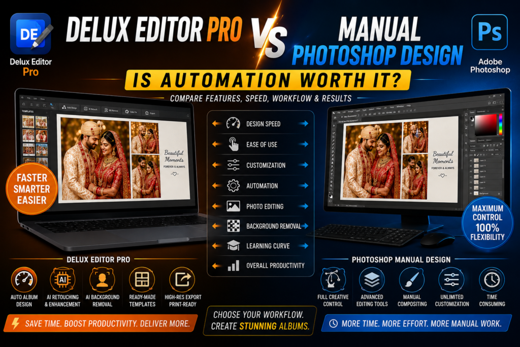 Delux Editor Pro vs. Photoshop: Is Automation Worth It?