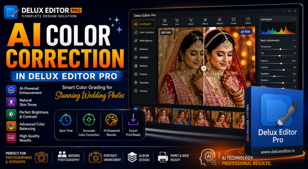 Smart Color Correction in Delux Editor Pro (2026): Complete Guide